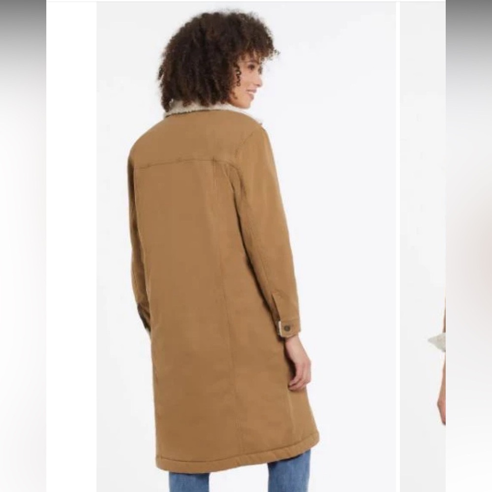 Tribal Long Duster with Sherpa Lining - Picture 2 of 16